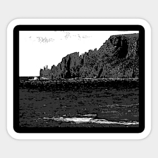 The Rugged Coast Sticker